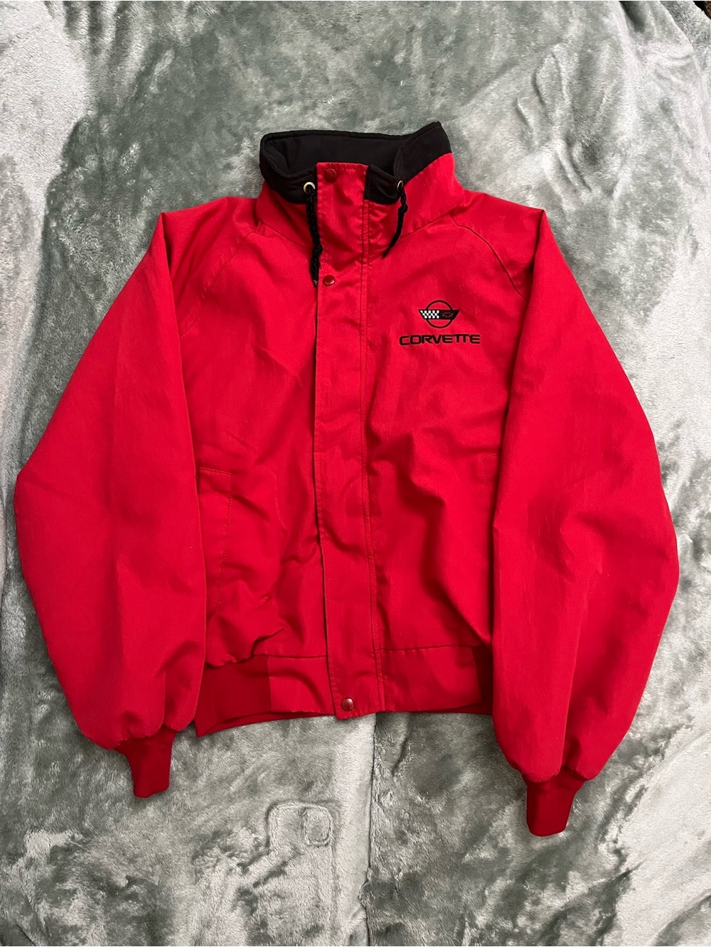 Men's Red Bomber Jacket